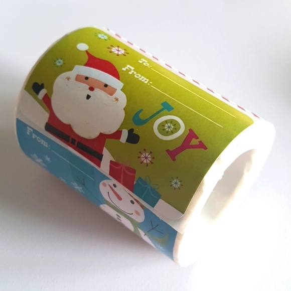 🎅🏼2/28$ 250 pcs Christmas Stickers Labels - Picture 1 of 2